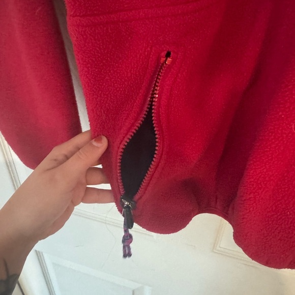 Eastern mountain sports women’s medium quarter zip fleece red - Picture 6 of 12